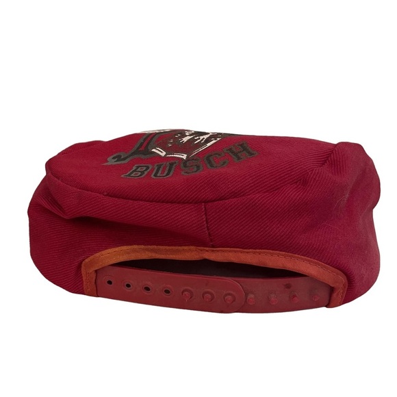 Anheuser Busch Clydesdales Painters Cap Hat Vintage Red Adjustable - Picture 4 of 7